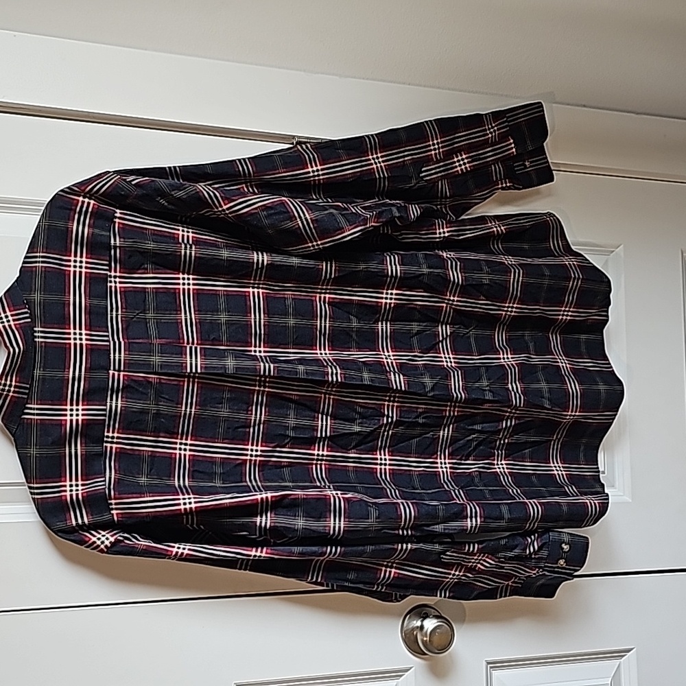 Brooks Brothers 100% Supima Madison Cotton Plaid Button Down in Men's Large EUC - Picture 4 of 6